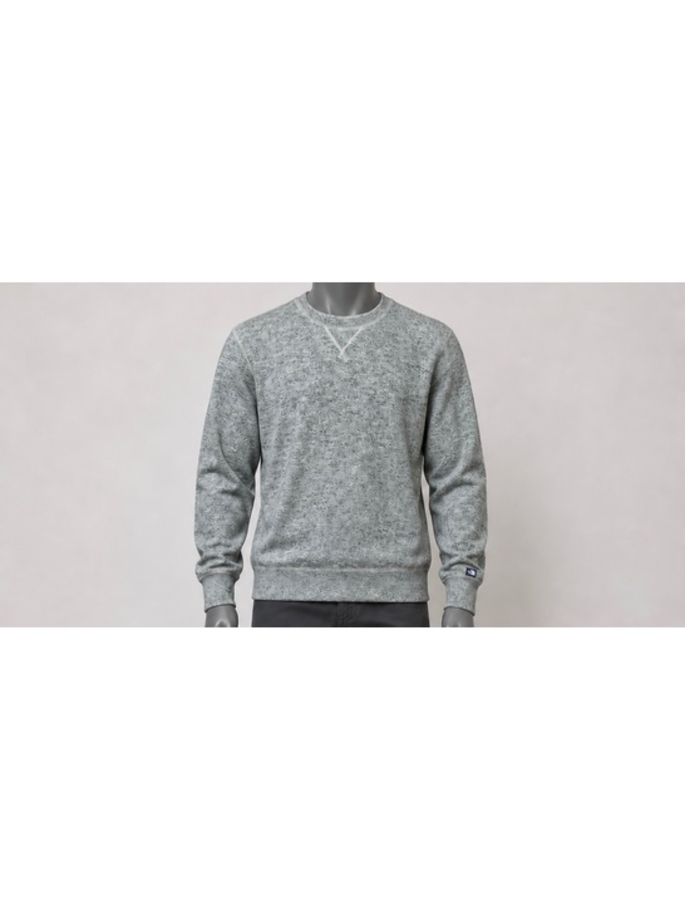 The North Face Men’s XL Heather Gray Crewneck Sweatshirt Logo Patch Fall 2012